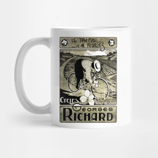 Georges Richard Cycles Art Nouveau Vintage French Bicycle Advertisement Mug